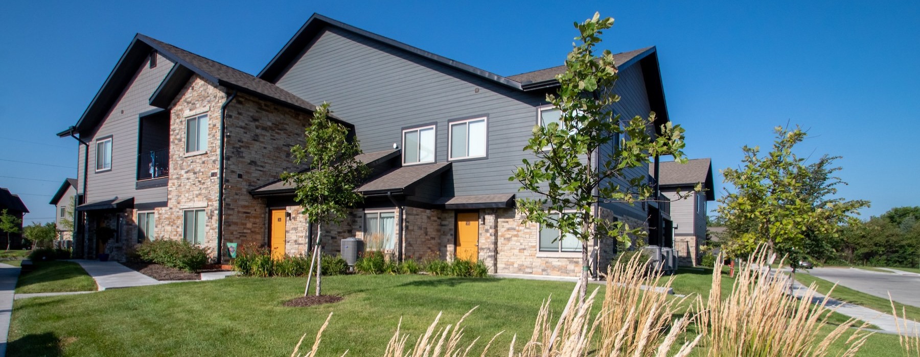 a house with a large yard